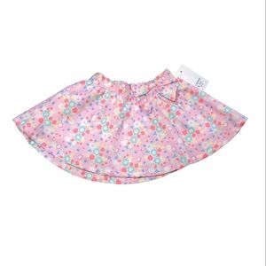 Crown And Ivy Kids Girls Pink Floral Skirt Size 2T